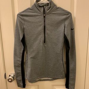 nike pro hyperwarm half zip